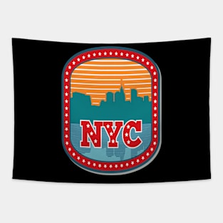 NYC- New York City Patch Tapestry