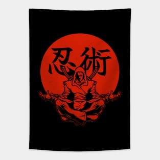 Ninjutsu Ninja Warrior Tapestry