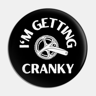 Getting Cranky Cycling Shirt, Cranky Cyclist Shirt, Old Cranky Cyclist, Cranky Cyclist, Cranky Chainring Shirt, Snarky Cycling Shirt Pin