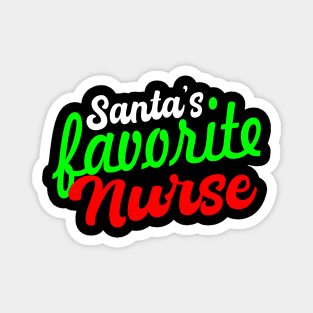 Santa's favorite nurse Magnet