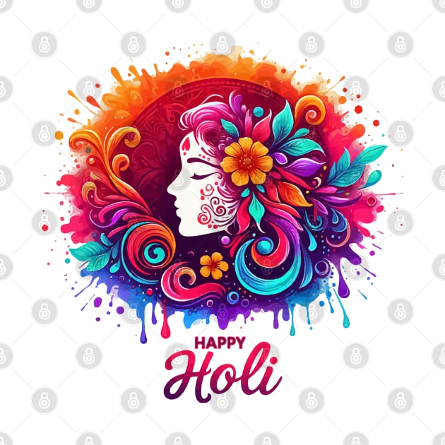 Happy Holi Festival India by TomFrontierArt