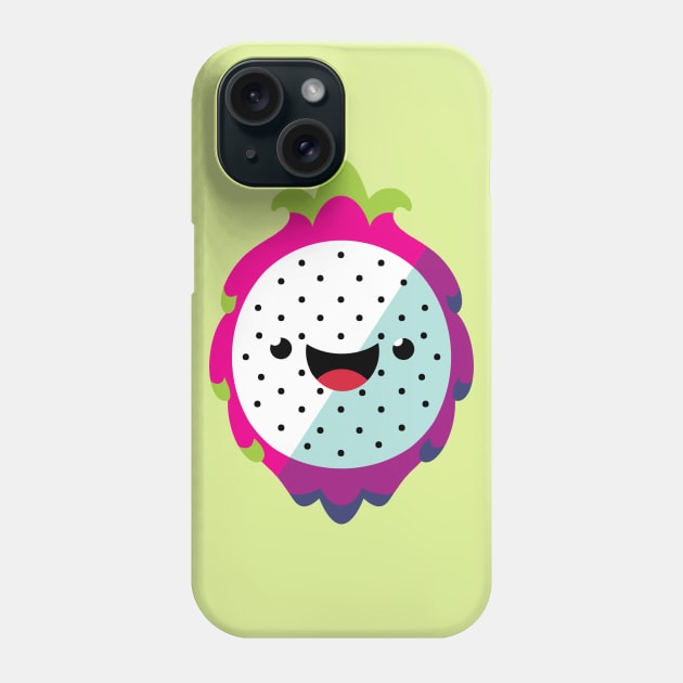 Dragon Fruit / Pitaya - Open Phone Case by ginaromoart