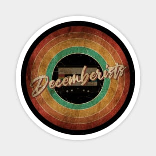 The Decemberists Vintage Circle Art Magnet