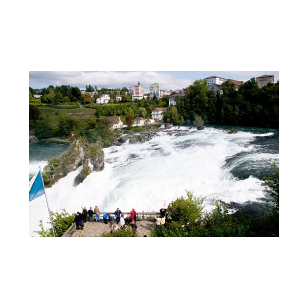 Waterfall of the Rhine River by Offiinhoki