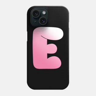 Pink Letter E Phone Case