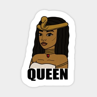 Afro Melanin Queen Black African History Magnet