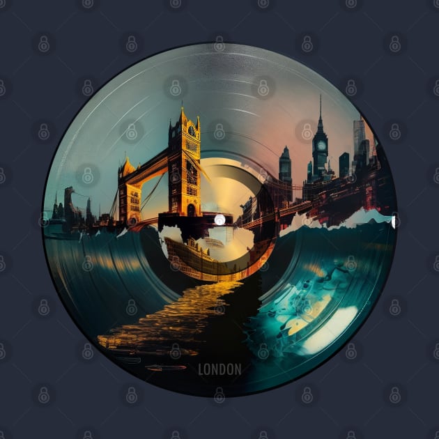 Vinyl Record - London Bridge by Bondoboxy