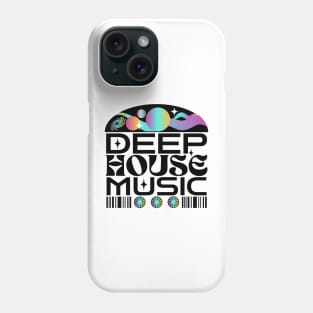 DEEP HOUSE  - Orbs And Stars (blue/purple/black) Phone Case