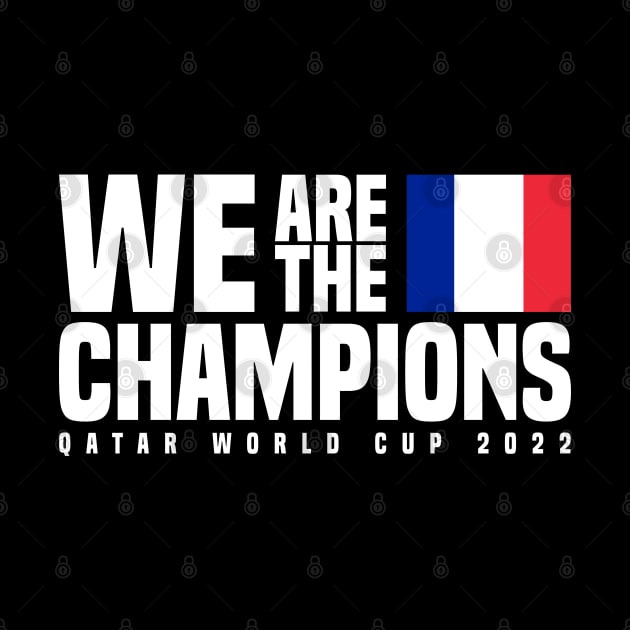 Qatar World Cup Champions 2022 - France by Den Vector