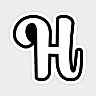 Letter H Magnet