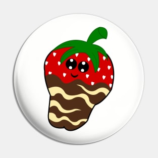 Chocolate Dipped Strawberry Pin