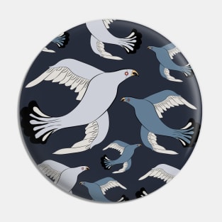 Minoan blue birds Pin