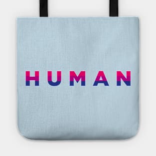 Human Pride Flag Bisexual Tote