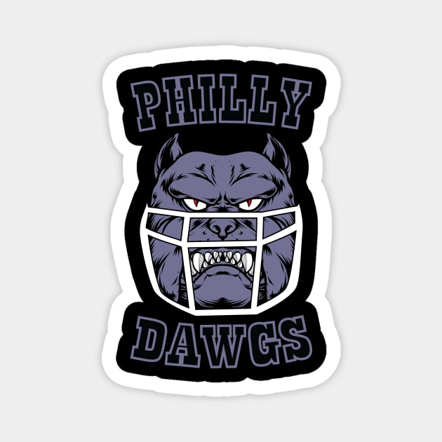 Philly Dawgs Magnet by IRIS