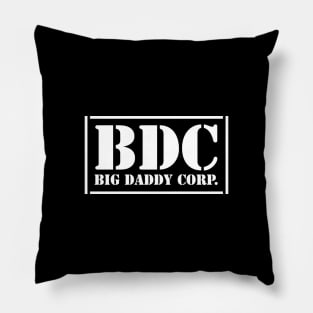 Big Daddy Corporation (white logo) Pillow