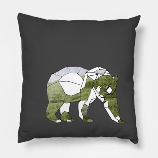 Polygon Bear Pillow