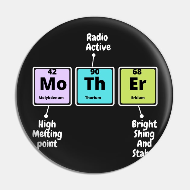 Womens Mother Periodic T-SHIRT , Funny Chemistry SHIRT ,Gifts for Women Men Pin by Pop-clothes