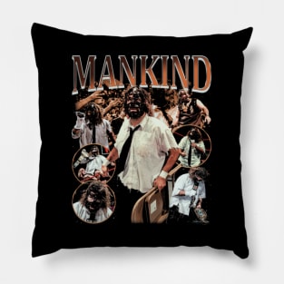 Mankind Vintage Bootleg Pillow