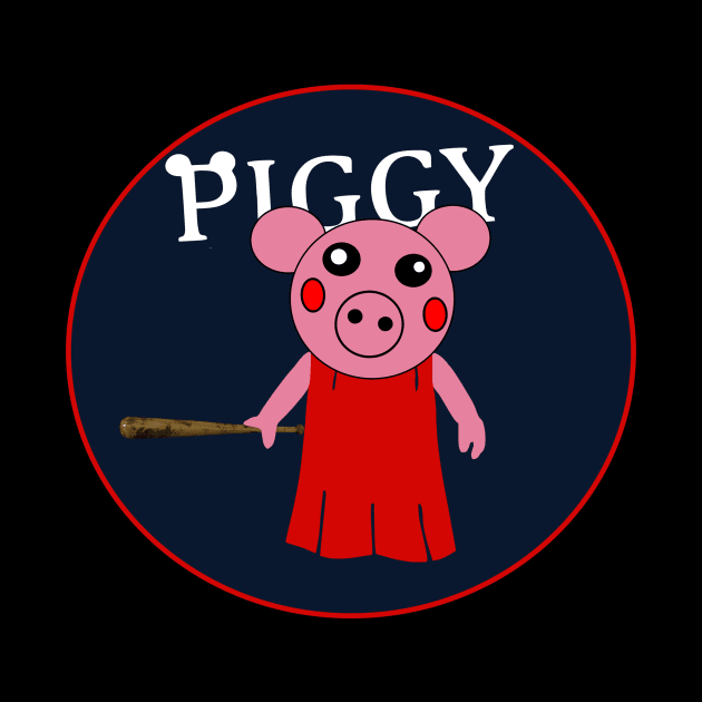 Funny Cute Piggy by FreeKidsArt