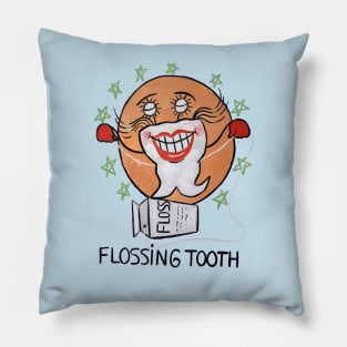 Flossing Teeth Pillow