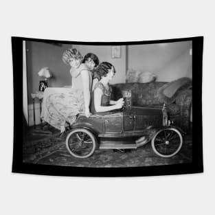 Brox Sisters Toy Car Tapestry