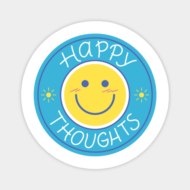 Happy  Thoughts Magnet by Medotshirt