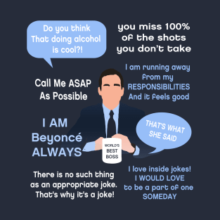 Michael Scott Quotes T-Shirt