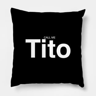 CALL ME TITO FILIPINO UNCLE POCKET DESIGN SHIRT Pillow
