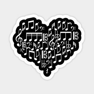 Music Heart - Art Of Music Magnet