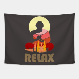 Relax beer Tapestry