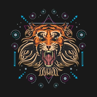 TIGER SACRED GEOMETRY T-Shirt