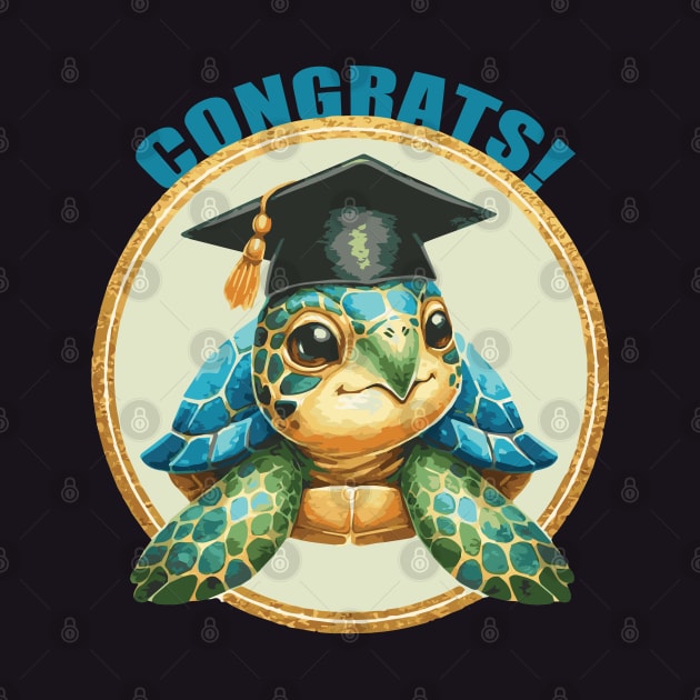 Congrats Graduation Turtle by Heartsake