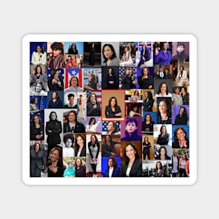 Kamala Harris Presidente Photo Wall Seamless Magnet