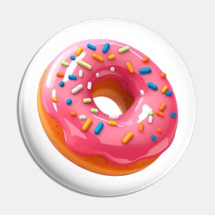 pink donut Pin