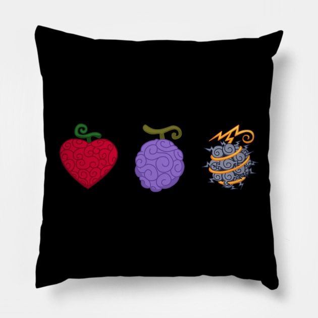 Devil Fruits 2 Pillow by RedSun