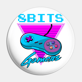 8 Bits Gamers Pin