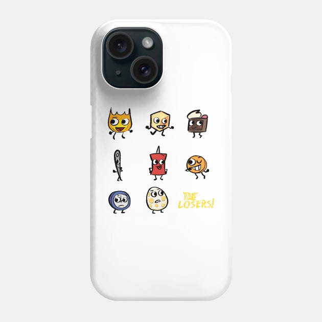 BFB THE LOSERS Pack Phone Case by MsBonnie
