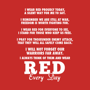 Wear Red T-Shirt