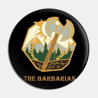 The Barbarian coat of arms Pin