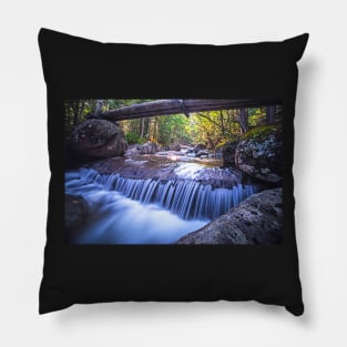 High Water Bridge Marcy Trail Waterfaill Adirondacks Upstate New York Pillow