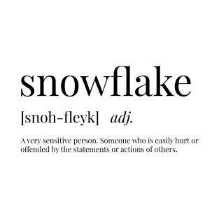 Snowflake Definition T-Shirt