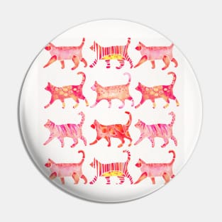 Pink Cat Collection Pin