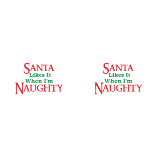 Santa Likes It When I'm Naughty T-Shirt