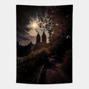 Central Park Sunset Manhattan New York City Tapestry