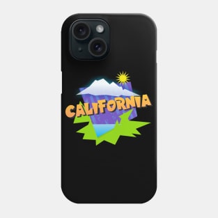 California Graphic T Shirt Phone Case