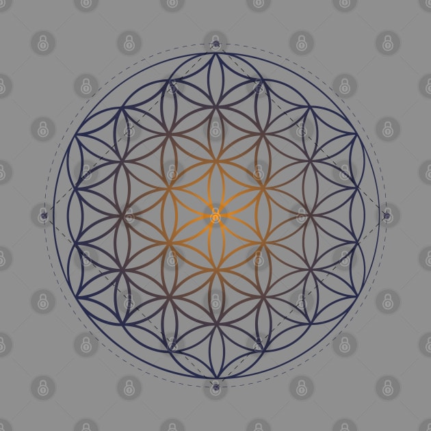 Sacred Geometry Flower of Life by tatadonets