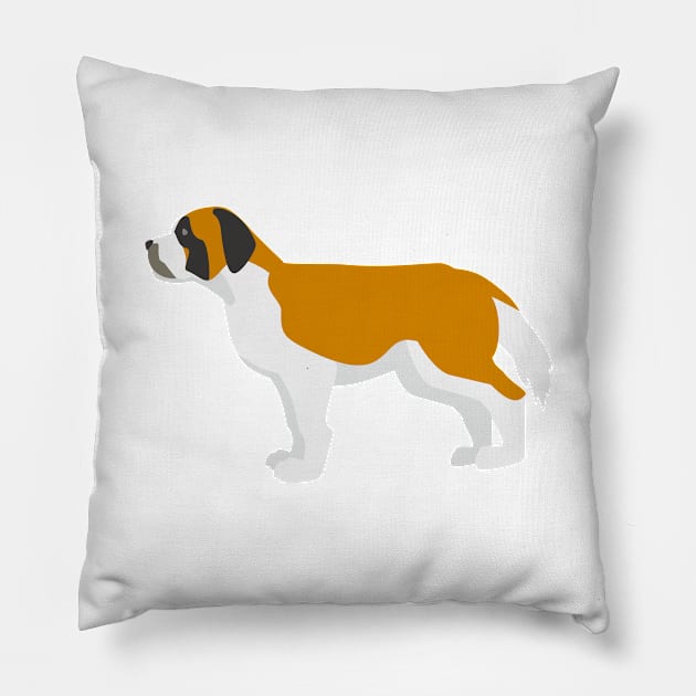 St Bernard Pillow by kawaii_shop