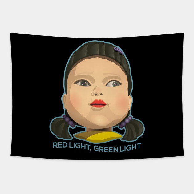 Red Light, Green Light Tapestry by Sauher