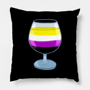 Nonbinary cocktail #4 Pillow