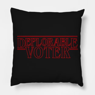 deplorable voter things Pillow